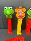 Vintage    the Muppets    Pez Candy Dispensers - Lot Of  12  - Sealed   Loose