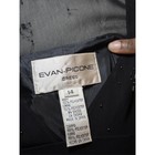 Evan-picone Black Dress Sizs 14 Beaded Illusion Neckline Sheath Sleeveless