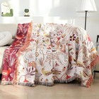 Snycler Manta Bohemia  100  Algod  n  Suave Y Lujosa  Colcha 80 X 90 Pulg  Rosa