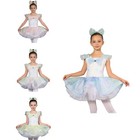 Kids Girls Performance Stage Ballet Dancewear Tutu Dress Costume Dance Class