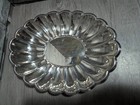 Vintage International Silver Plate 10  Scalloped Bowl Dish Serving Tray