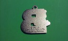 Welcome Las Vegas Nevada Pendant Or Key Tag Fob With Letter B And Bunny Rabbit