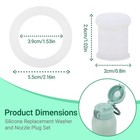 Bottle Warmer Replacement Parts For Momcozy  3 Seal Rings 1 Stopper Bpa-free    