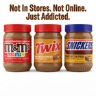 Candy   Cookie Peanut Butter Spread 15 Oz Jar  Choose Flavor M ms  Twix Or Snick