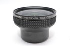 Panasonic Vw-w4307h Wide Conversion Lens For Camcorder Black Near Mint
