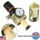 Hromee 1 2 Inch Compressed Filter Regulator Combo  Air Compressor Water Oil T