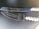 Personalized Cake Knives And Server Wedding Serving Utensils 2-pc Set Boda