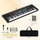61 Keys Kids Piano Keyboard W  Carry Bag Microphone Sheet Stand Power Supply