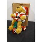 Avon Gift Collection Animated Musical Christmas Bear Riding Tricycle