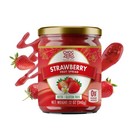 Keto Strawberry Fruit Spread - No Sugar Added  All Natural  Gluten Free  12 Oz