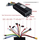 Ebike 36v 48v 52v 2000w 40a Sine Wave 3-mode Controller For Electric Bicycle Usa