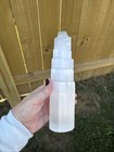 Selenite Crystal Charging Tower 8 25    833 Grams