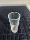 Vintage Clear Skinny Tall Shot Glass 4      Heavy Bottom     Barware 