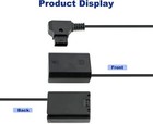 Np Fz100 Dummy Battery To D Tap Coiled Power Cable For Sony A7iii A7r A9 Camera