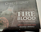 Game Of Thrones Apron   Oven Mitt Set House Targaryen Adult One Size New In Pkg