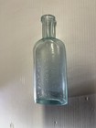 Dr  D  Jayne s Tonic Vermifuge Embossed Light Blue Glass Medicine Bottle