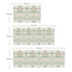 William Morris Vintage Floral Kitchen Rugs Sets Of 3 boho Non Slip Rubber 