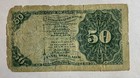 50 Cent Fourth Issue Fractional Currency Note Circulated