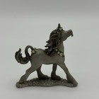 Vintage Pewter Unicorn Lot Of 3 C  Keim   Spoontiques   Detailed Decor Figures
