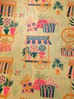 Vtg For Your Shower Yellow Wrapping Paper Gift Wrap 1950 Nos Cart Gifts