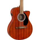 Fender Fa-135ce All-mahogany Concert Acoustic-electric Guitar Mahogany