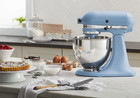 Kitchenaid Ksm150psvb Artisan Series 5 Quart Tilt-head Stand Mixer Blue Velvet