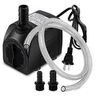 400gph Submersible Water Pump With 5ft Tubing For Pond  Aquarium  Hydroponics