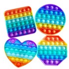 Pop Push Fidget Toy Bubble Sensory Stress Relief Kids Family Games Square Game