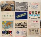 Qsl Ham Radio Cards 1940s To 80s Usa   International Postcards Vintage Lot Of 53