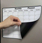 1 Pc Dry Erase Magnetic Refrigerator Calendar Monthly Planner   Memo Board