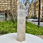 Natural Clear Quartz Crystal Point Tower Wand Reiki Healing Chakra Stone  5 4 Lb