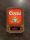 Vintage 1981 Coors Light Beer Scrolling Message Waterfall Lighted Bar Sign Light