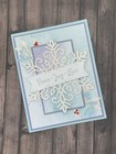 Stampin    Up Christmas Card Kit  - Snowflakes  Glitter  Peace Joy Love