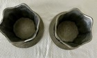 Vintage Bon Chef   Wilton Pewter Aluminum Ramekins W  Plates Usa Set Of 2