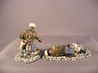 Thomas Gunn Fj007c  Ww2 German Winter Fallschrimjager   the Medic   W 2 Figure s