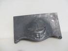 Antique Brass   Cast Iron Fire Hood Canopy 1921 Art Deco Vintage Old Ship Boat