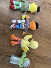 Sesame Street Gund Plush Lot 2011 6    Bert Ernie Big Bird Oscar B1