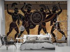 3d Ancient Greek Warrior Painting Self-adhesive Removeable Wallpaper Wall Mural