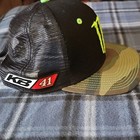 New Era Kyle Busch Haas  41 Monster Energy Nascar Trucker Snapback Hat Camo