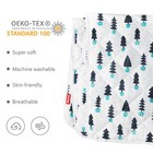 Baby Blanket Soft Cozy Toddler Comforter Quilted With White Tree Ultra Soft A   