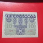 1922 Austria Paper Money - 10 Kronen Uncirculated Banknote 