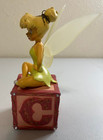 The Art Of Disney Parks Tinker Bell Trinket Pin Box Statue Figurine Rare