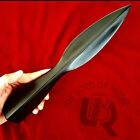 Ubr Custom Handmade High Carbon Steel Hunting Spear Head With Leather Sheath