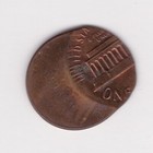 Lincoln Cent Off-center Struck Error Ungraded Ungraded  Loose Condition
