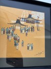 Stunning Framed Art Of Yogyakarta Indonesia By Hary Rakosa 1988