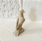 Vintage Hand-carved Stone Bird Figurine Natural Alabaster Soapstone Sculpture