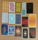 Page Of Swords Tarot Cards From Various Decks Lot Of 16