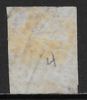 India Scott 4 Used Fine - 1854 1a Red Issue - Queen Victoria