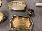 Lot Of 13 Silverplate Serving Dishes  Trays  Tea Gorham  Reed   Barton  Other