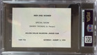 James J  Jim Braddock  d 1974  Boxer Cinderella Man Signed Autographed 3x4 Psa